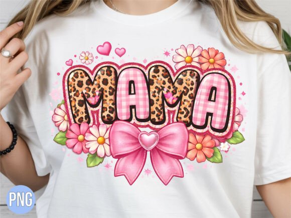 Evaluating the Mama Leopard Plink Gingham Bow PNG for Modern Digital Design Projects
