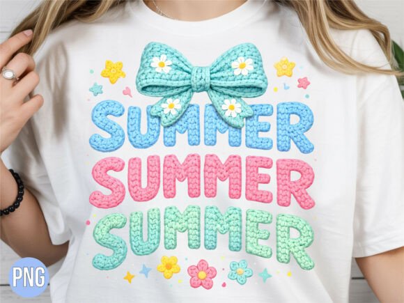 Integrating the Summer Bow Daisy Crochet Texture PNG into Your Creative Workflow