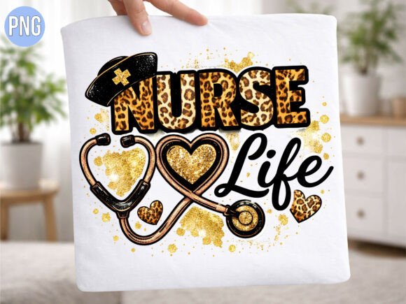 Leopard Nurse Life Glitter Heart PNG: A Guide for Digital Creators