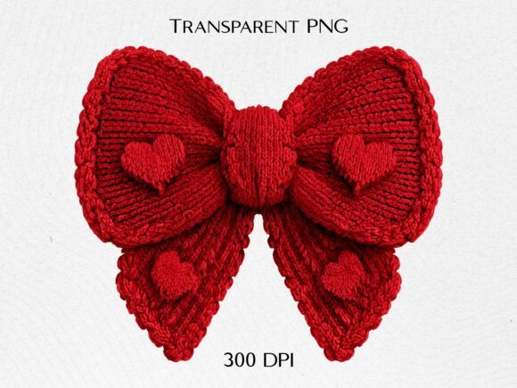 Mastering the Red Knit Bow PNG for Professional Valentine’s Designs