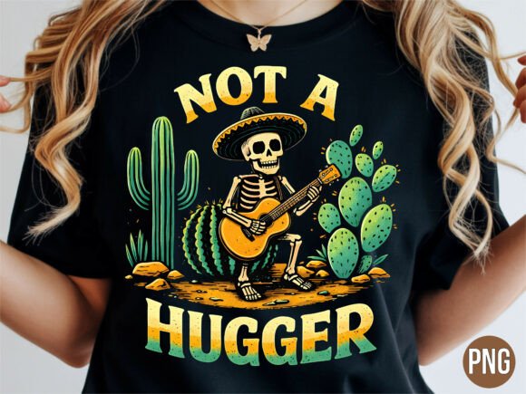 Not a Hugger Cactus Skeleton Guitar PNG: A Guide to High-Quality Digital Design for Modern Creators