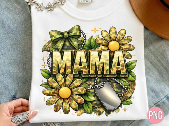 Unlocking Creativity with the Camo Military Mama Dog Tag Flower PNG: A Guide to High-Quality Digital Design