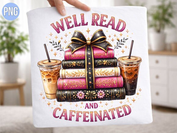 Well Read and Caffeinated Pink Shirt PNG: A Practical Guide for Creators